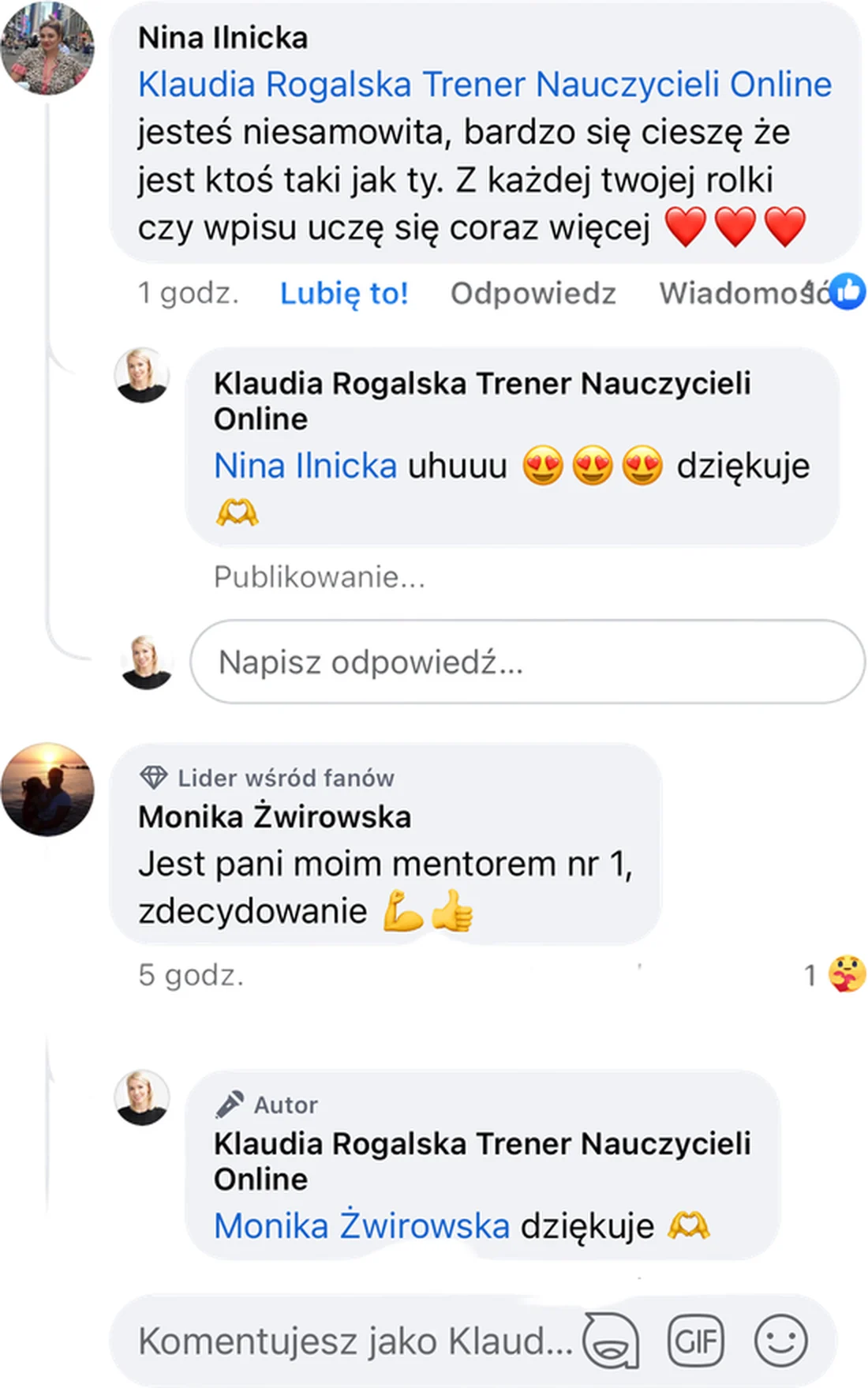 Opinie Izabeli Jażdżyńskiej, Małgorzaty Perkowskiej i Eweliny Barnat